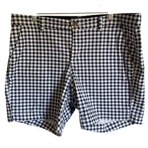 Old Navy Blue and White Gingham Everyday Shorts